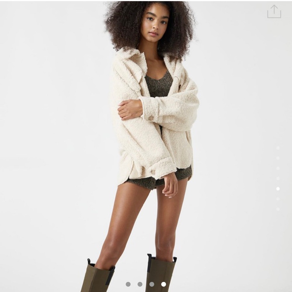 Pull & Bear White Jacket